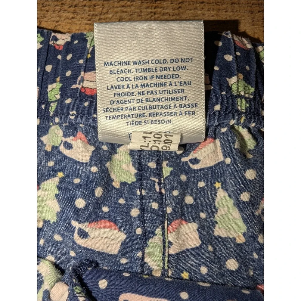Vineyard Vines Men's Holiday Pajama Pants Large Very Good Christmas‎ Santa Whale
